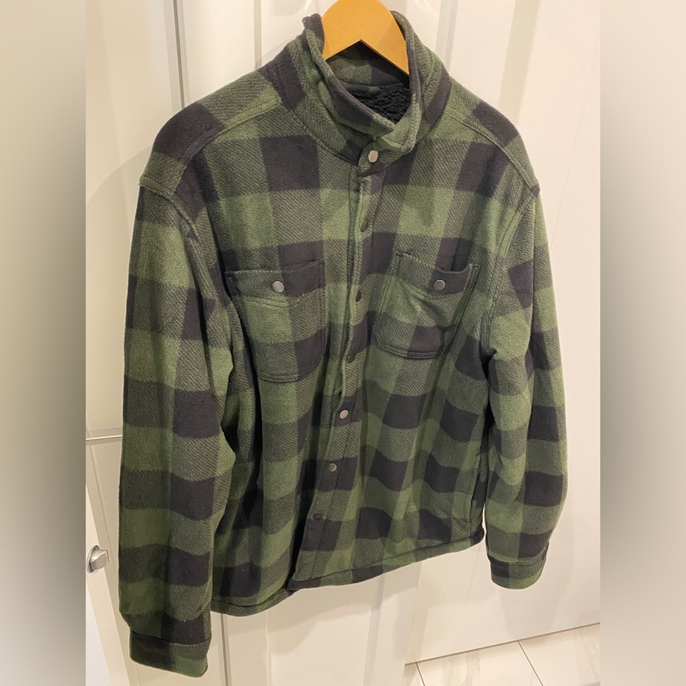 Telluride Mens Cozy Plaid Shirt/Jacket